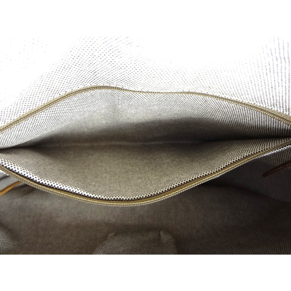 Dooney & Bourke Monogram Shoulder Bag‎ Tan Brown Leather Trim Hobo Bag - Picture 11 of 11